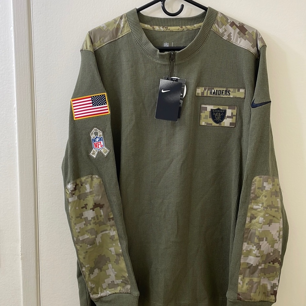 Raiders Salute to Troops apparel